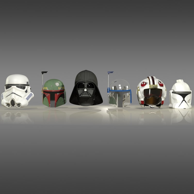 star wars die cast helmets